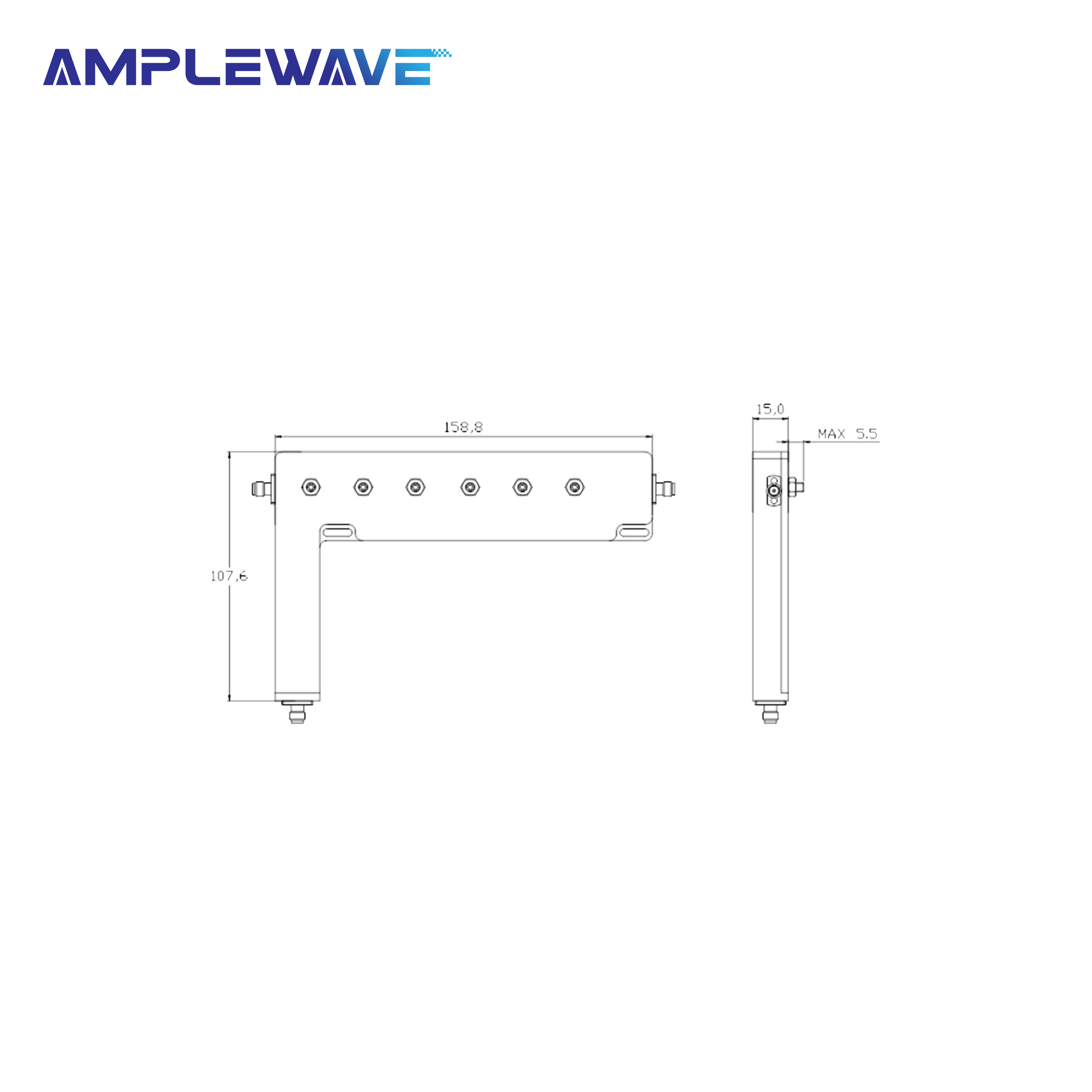 RF Cavity Combiner 3300-5000&6600-15000MHz
